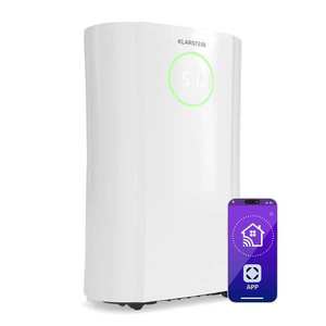 Klarstein DryFy ProConnect 24L odvlhčovač vzduchu, 24 l/den, 36 m², WiFi, Aplikace, LED indikátor, 24-hodinový časovač obraz