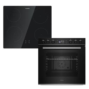 Klarstein Set trouby a indukční varné desky ControlSync, 9 funkcí, 4 varné zóny, objem 72 l obraz