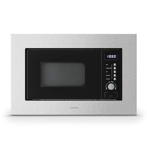 Klarstein Vestavná mikrovlnná trouba Verosteel s grilem | 800 W gril | 700 W mikrovlnná trouba | 60 cm obraz