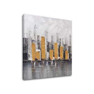Malba na plátně MESTO 70x70 cm obraz