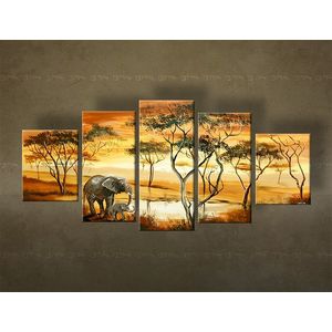 Ručně malované nástěnné umění AFRIKA FB395E5 | different sizes obraz
