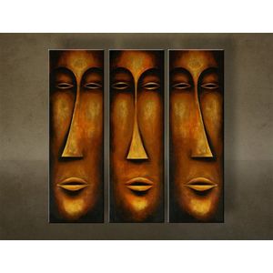 Ručně malovaný obraz Inspirace 3dílný NU0030E3 | different sizes obraz
