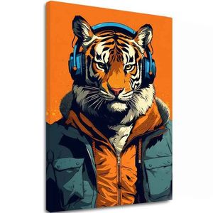 Obrázek TIGER VIBES | Italské plátno obraz