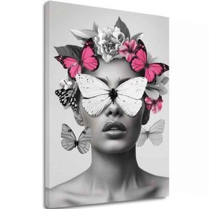 Obrázek BUTTERFLY VISION | Italské plátno obraz