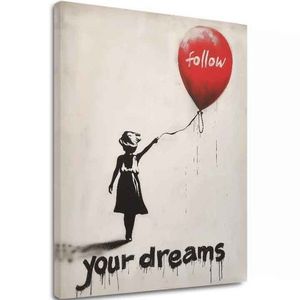 Obrázek FOLLOW YOUR DREAMS | Italské plátno obraz