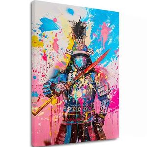 Obrázek SAMURAI SPIRIT na plátně | Malovaná struktura obraz
