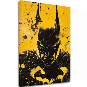 Obrázek DARK KNIGHT na plátně | Malovaná struktura obraz