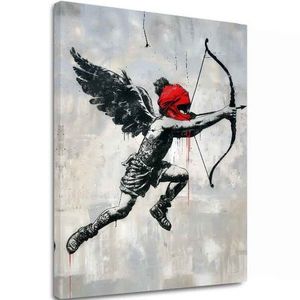 Obrázek CUPID'S AIM na plátně | Malovaná struktura obraz