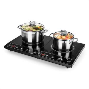 OneConcept Chefzone, černá, dvojitá indukční deska, 3400 W, 270 °, časovač, vestavěná obraz