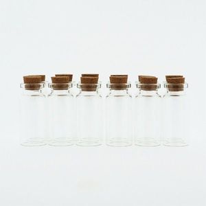 Sada 12ks skleněných lahviček s korkovým uzávěrem Alivia- Ø 2*5 cm MLFL0001 obraz