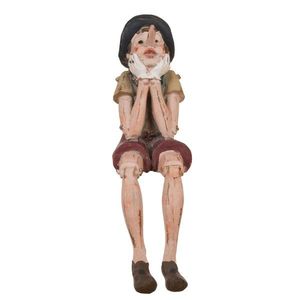 Dekorace sedící Pinocchio - 14*8*29 cm 6PR0149 obraz