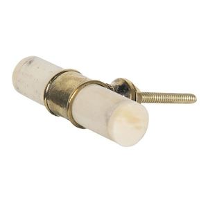 Krémová válcovitá úchytka se zlatým středem - 6*1 cm 64690 obraz