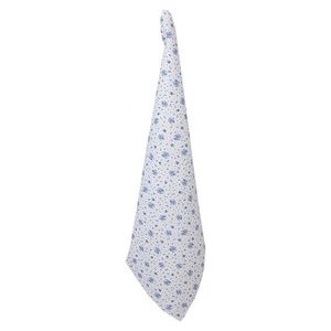 Bavlněná utěrka s modrými růžičkami Blue Rose Blooming - 50*70 cm BRB42 obraz