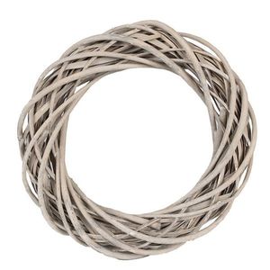 Přírodní šedý ratanový věnec Rattan S - Ø 30*6 cm 6RO0600S obraz