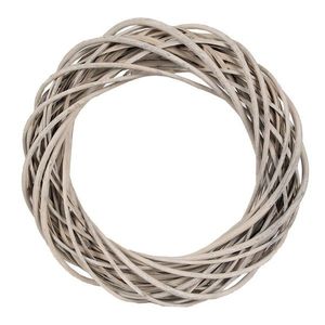 Přírodní šedý ratanový věnec Rattan M - Ø 40*7 cm 6RO0600M obraz