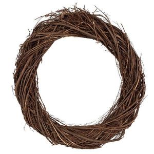 Přírodní hnědý proutěný věnec Woodly XL - Ø 45*7 cm 6RO0602XL obraz