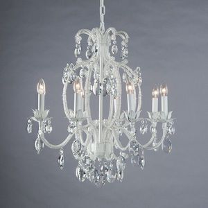 Transparetní křišťálový lustr Grayson - Ø 70x70 cm E14/max 8x40W 5LL-CR94 obraz