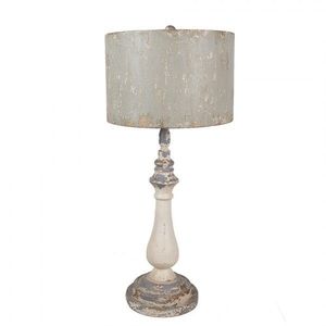 Béžová kovová vintage stolní lampa Lucienne - Ø 33x75 cm 5LMC0040 obraz