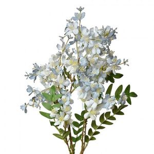 Dekorace umělá květina s modrými květy - 20*9*86 cm 5PL0121BL obraz