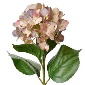 Růžová umělá květina hortenzie Hydrangea - 16*15*68 cm 5PL0137P obraz