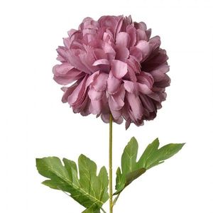 Dekorace umělá květina s fialovým květem - 15*15*80 cm 5PL0133PA obraz