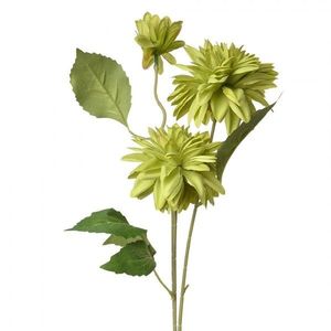 Zelená umělá dekorace květina jiřina - 17*10*70 cm 5PL0130GR obraz