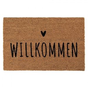 Kokosová rohožka s nápisem Willkommen - 60*40*2 cm MC256 obraz