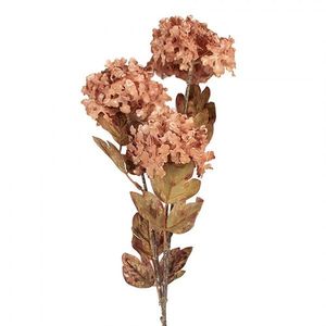 Dekorace růžová umělá květina hortenzie - 10*8*76 cm 5PL0193LP obraz