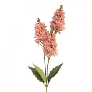 Dekorace umělá květina s růžovým květem - 10*7*74 cm 5PL0190P obraz