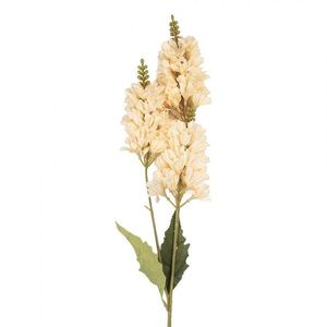 Dekorace umělá květina s béžovým květem - 10*7*74 cm 5PL0190BE obraz