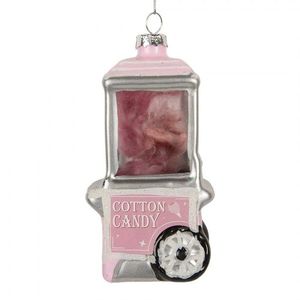 Vánoční ozdoba stroj na cukrovou vatu Cotton Candy - 6*5*11 cm 6GL5243 obraz