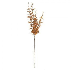 Dekorace umělá větvička s oranžovými listy - 12*10*90 cm 5PL0196 obraz