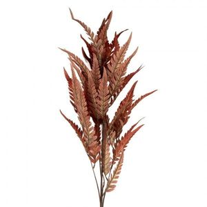 Dekorace umělá větvička s oranžovými listy - 12*12*98 cm 5PL0198 obraz