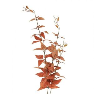 Dekorace umělá větvička s oranžovými listy - 10*10*78 cm 5PL0195 obraz