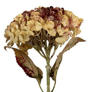 Růžová umělá dekorace sušená květina hortenzie - 15*15*47 cm 6PL0404P obraz