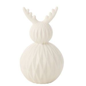 Bílá porcelánová lampa jelen Deer Led - Ø 13*23 cm 45260 obraz