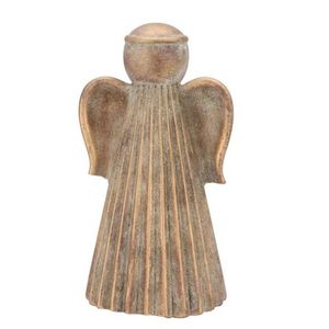Zlatá antik cementová dekorace anděl Angel Gold XL - 13*12*24 cm 571562 obraz