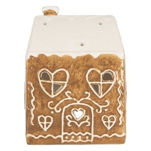Perníková chaloupka na čajovou svíčku Gingerbread Cott - 12*7*16 cm 6CE2323 obraz