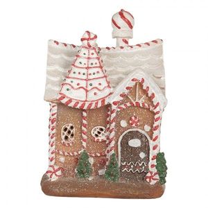 Perníková LED chaloupka Gingerbread Cotti - 16*12*23 cm 6PR5834 obraz