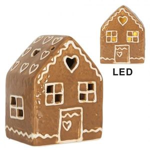 Perníková LED chaloupka Gingerbread Cott - 8*6*10 cm 6CE2337 obraz
