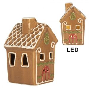 Perníková LED chaloupka Gingerbread Cott - 8*8*12 cm 6CE2349 obraz