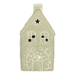 Perníková chaloupka na čajovou svíčku Gingerbread Cott - 11*9*21 cm 6CE2328 obraz