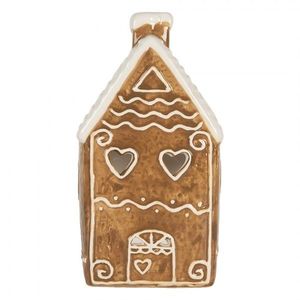 Perníková chaloupka na čajovou svíčku Gingerbread Cott - 11*9*21 cm 6CE2324 obraz