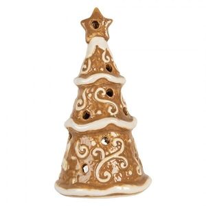 Perníkový stromek na čajovou svíčku Gingerbread Cott - Ø 8*15 cm 6CE2361 obraz