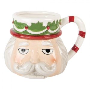 Keramický hrnek Louskáček Nutcracker - 15*12*11 cm / 550 ml 6CEMU0202 obraz