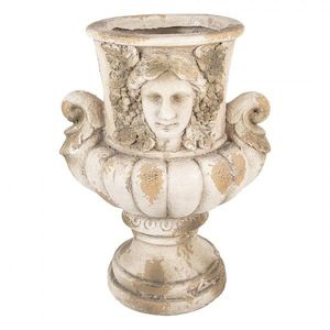 Béžový antik květináč v barokním stylu Baroque - 36*38*50 cm 6MG0136 obraz