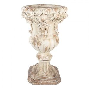 Béžový antik květináč v barokním stylu Baroque - Ø 35*56 cm 5MG0090 obraz