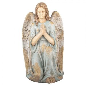 Béžová antik dekorace socha anděl Angel Baroque - 34*36*55 cm 5MG0084 obraz