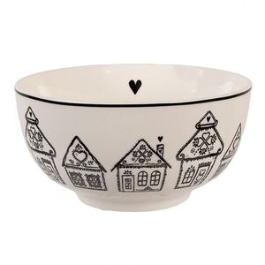 Miska s perníkovými chaloupkami Gingerbread Bliss - Ø 14*7 cm / 500 ml GBBBO obraz