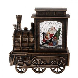 Svítící LED dekorace vláček se Santou - 20*9*21 cm / 3*AA 66413 obraz